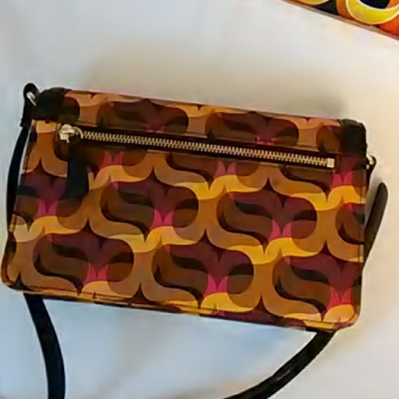 New Vera Bradley Retro print small purse - Picture 7 of 8